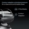 Máquina de barbear elétrica BRAUN Series 6 62-B1200S molhado e seco com aparador de barba integrado