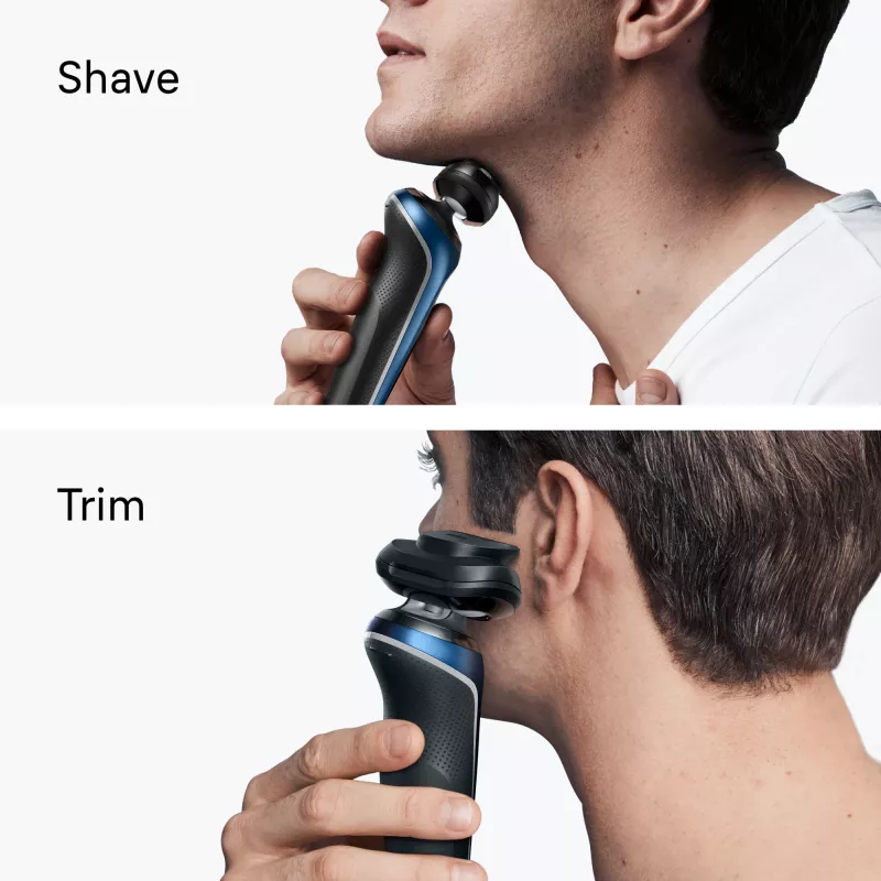 Máquina de barbear elétrica BRAUN Series 6 62-B1200S molhado e seco com aparador de barba integrado
