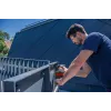Bosch GDS 18V-330 HC Professional chave de impacto a bateria, 18 V, 1/2 polegada, 2800 rpm, 330 Nm, 2 baterias de 4,0 Ah, carregador, Bluetooth, L-BOXX, azul/preto