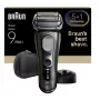 Máquina de barbear de folha Braun Series 9 Pro+ 9615S preto cinzento aço inoxidável
