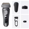 Máquina de barbear de folha Braun Series 9 Pro+ 9615S preto cinzento aço inoxidável