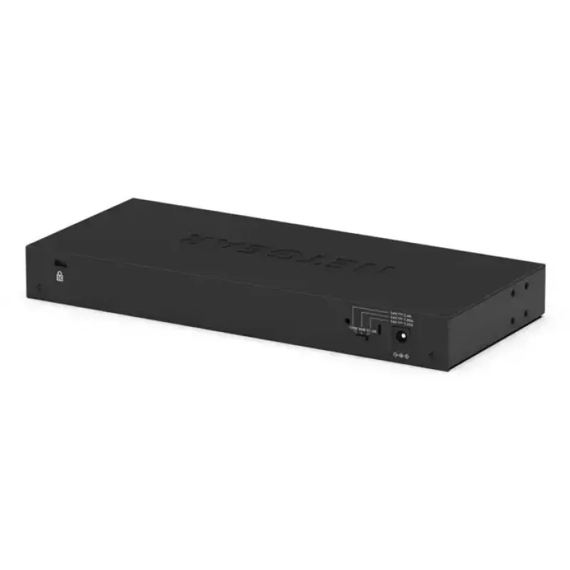NETGEAR GS308LP Gigabit Ethernet não gerido (10/100/1000) Power over Ethernet (PoE) de secretária preto