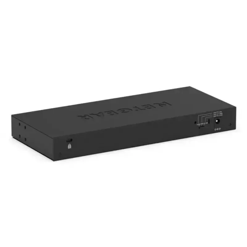 NETGEAR GS308LP Gigabit Ethernet não gerido (10/100/1000) Power over Ethernet (PoE) de secretária preto