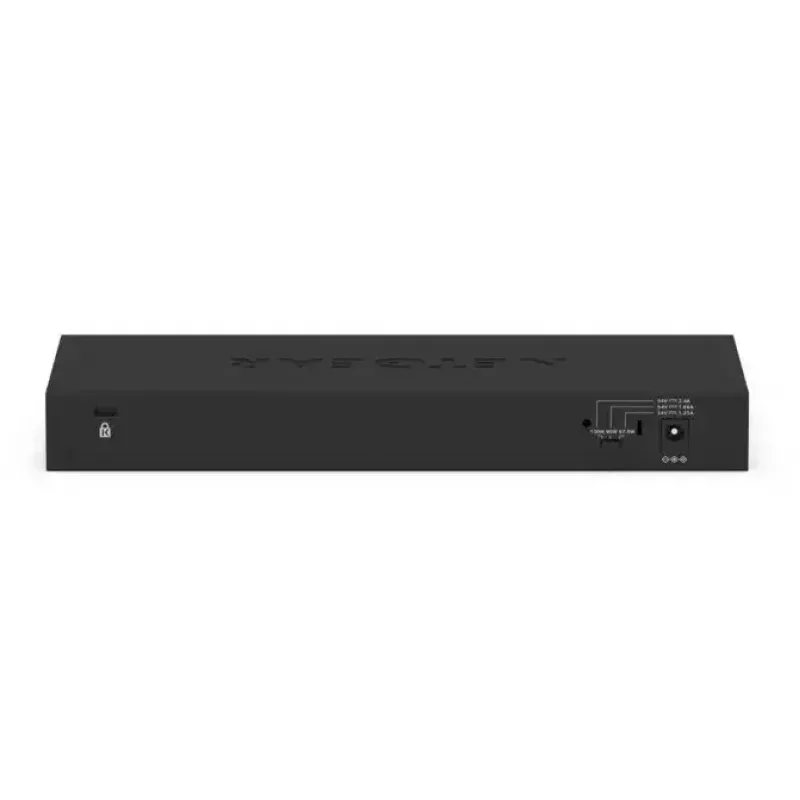 NETGEAR GS308LP Gigabit Ethernet não gerido (10/100/1000) Power over Ethernet (PoE) de secretária preto