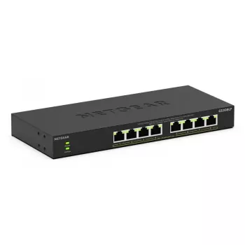 NETGEAR GS308LP Gigabit Ethernet não gerido (10/100/1000) Power over Ethernet (PoE) de secretária preto