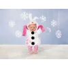 Fato de boneca BABY born boneco de neve 43 cm