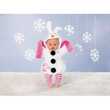Fato de boneca BABY born boneco de neve 43 cm