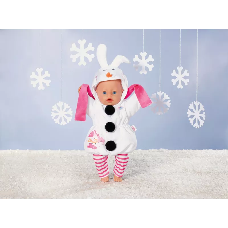 Fato de boneca BABY born boneco de neve 43 cm