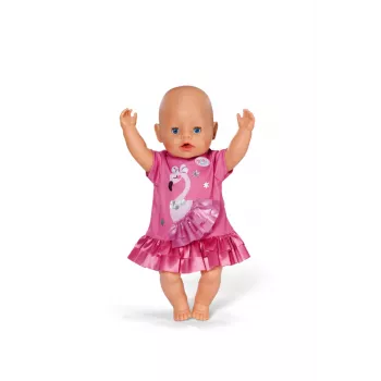 Vestido de boneca Peterkin BABY born Flamingo para bonecas de 43 cm, dobrável, idade 3+