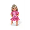 Vestido de boneca Peterkin BABY born Flamingo para bonecas de 43 cm, dobrável, idade 3+