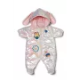 Fato de corpo inteiro Peterkin BABY born fato de inverno creme para bonecas de 43 cm, dobrável, a partir dos 3 anos