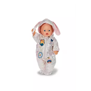 Fato de corpo inteiro Peterkin BABY born fato de inverno creme para bonecas de 43 cm, dobrável, a partir dos 3 anos