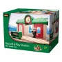 Estação de gravação e reprodução de comboio modelo da Ravensburger – BRIO, 3 peças, pilha AA, preto/verde/vermelho