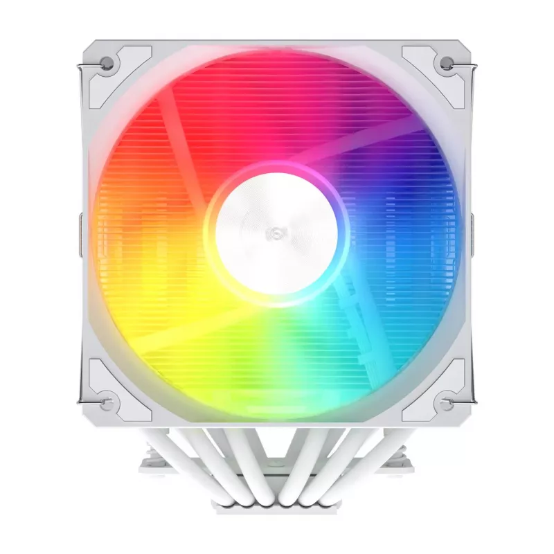 FSP MP7-WA cooler de ar para CPU, 120 mm, 800–1800 rpm, 32 dB, LGA1851/1700/1200, AM4/AM5, branco