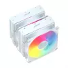 FSP MP7-WA cooler de ar para CPU, 120 mm, 800–1800 rpm, 32 dB, LGA1851/1700/1200, AM4/AM5, branco