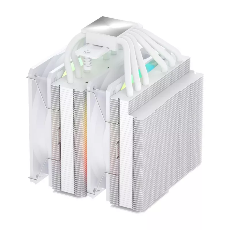 FSP MP7-WA cooler de ar para CPU, 120 mm, 800–1800 rpm, 32 dB, LGA1851/1700/1200, AM4/AM5, branco