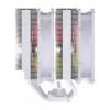FSP MP7-WA cooler de ar para CPU, 120 mm, 800–1800 rpm, 32 dB, LGA1851/1700/1200, AM4/AM5, branco