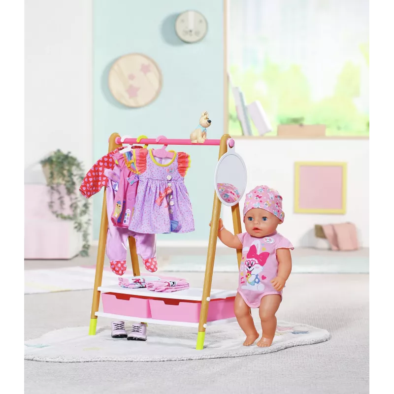 Acessório de boneca BABY born 830000 guarda-roupa de boneca
