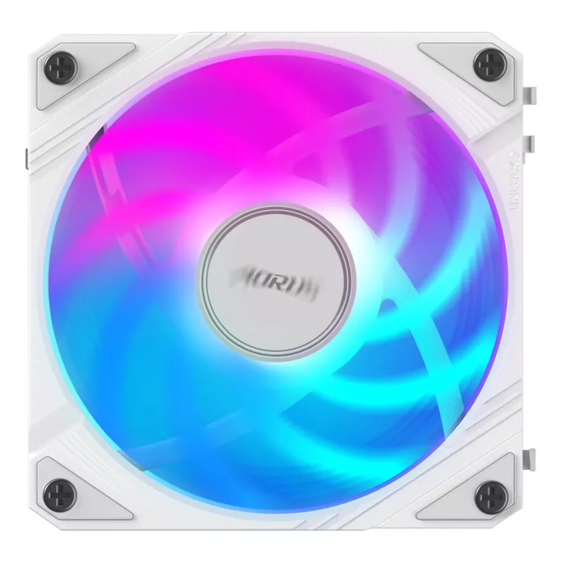 Ventoinha de caixa Gigabyte AORUS EZ CHAIN FAN 120 ICE, 120 mm, branca, GP-ECFAN1201 ICE