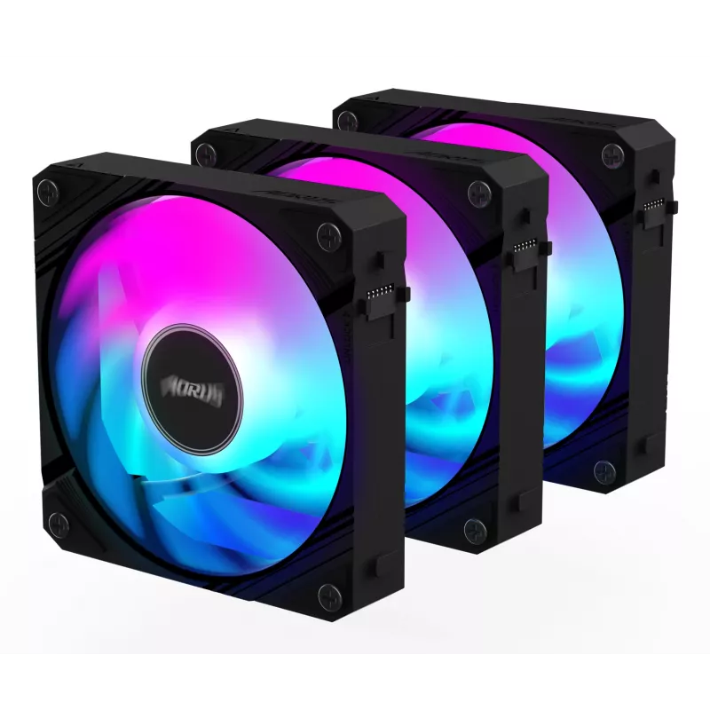 GIGABYTE AORUS EZ CHAIN FAN 120 (pack de 3) placa-mãe 12 cm preto 3 unidades