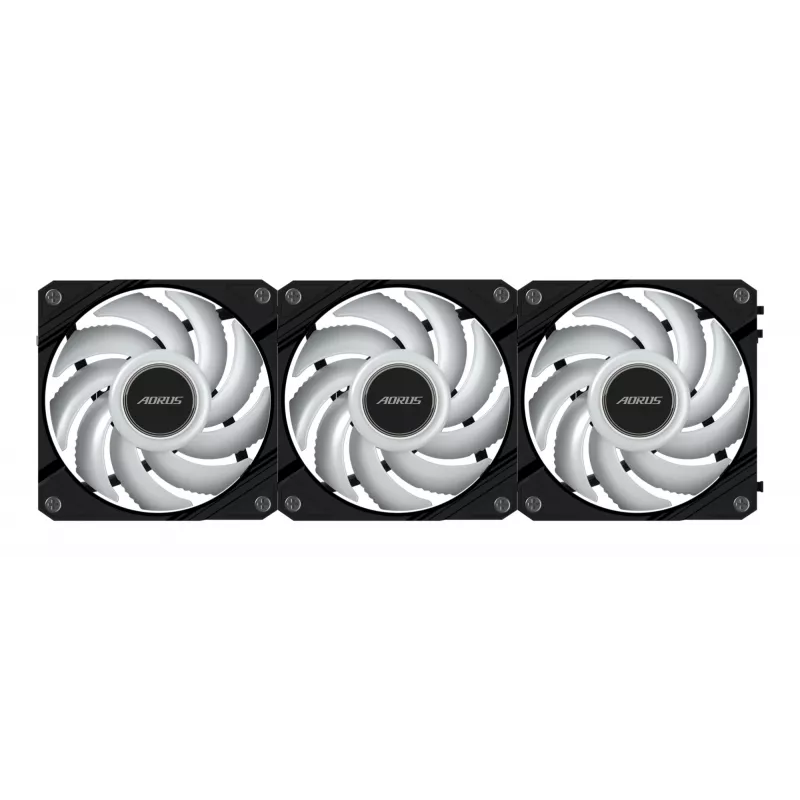 GIGABYTE AORUS EZ CHAIN FAN 120 (pack de 3) placa-mãe 12 cm preto 3 unidades