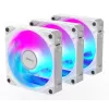 Ventoinhas de caixa Gigabyte AORUS EZ CHAIN FAN 120 ICE, pack de 3, 120 mm, brancas, GP-ECFAN1203 ICE
