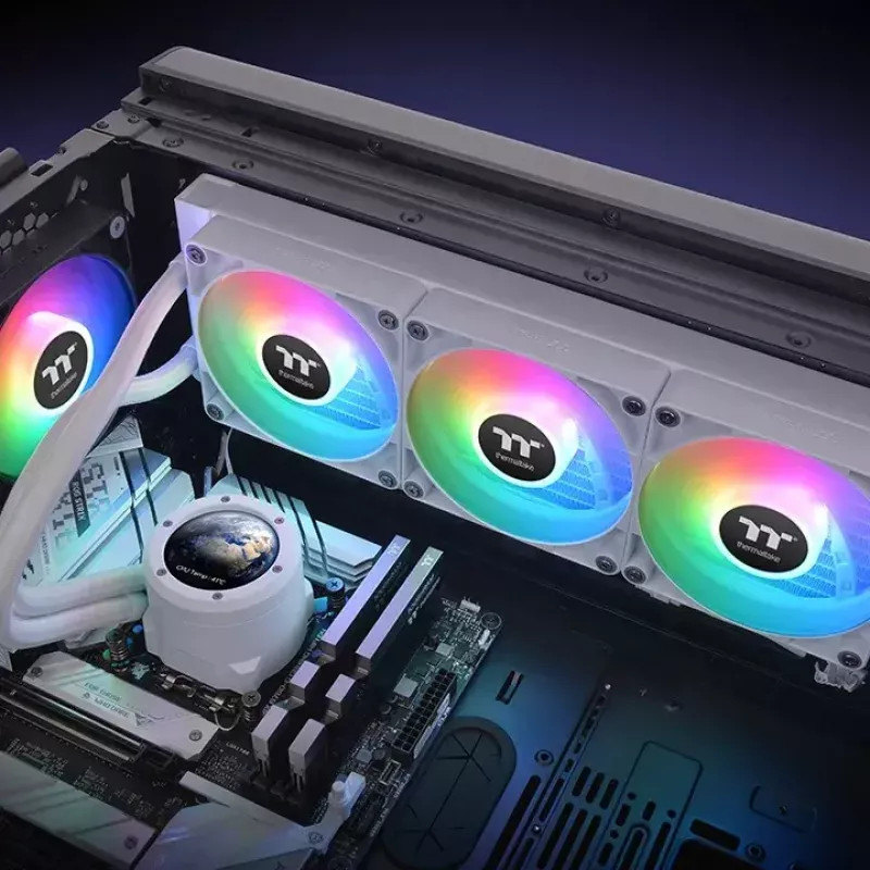 Sistema de arrefecimento líquido Thermaltake TH360 V2 Ultra ARGB 36 cm branco