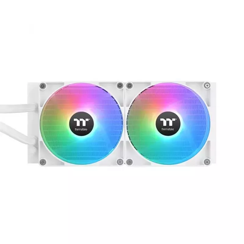 Thermaltake TH280 V2 Ultra ARGB Sync Snow Edition refrigeração líquida tudo-em-um para CPU, 3,02 mmH2O, branco