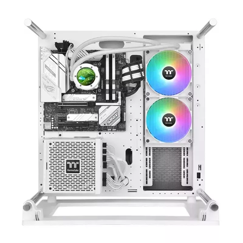 Thermaltake TH280 V2 Ultra ARGB Sync Snow Edition refrigeração líquida tudo-em-um para CPU, 3,02 mmH2O, branco