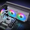 Thermaltake TH280 V2 Ultra ARGB Sync Snow Edition refrigeração líquida tudo-em-um para CPU, 3,02 mmH2O, branco