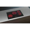 Placa Siemens ET801FCP1D preto, aço inoxidável placa vitrocerâmica de encastrar 5 zona(s)