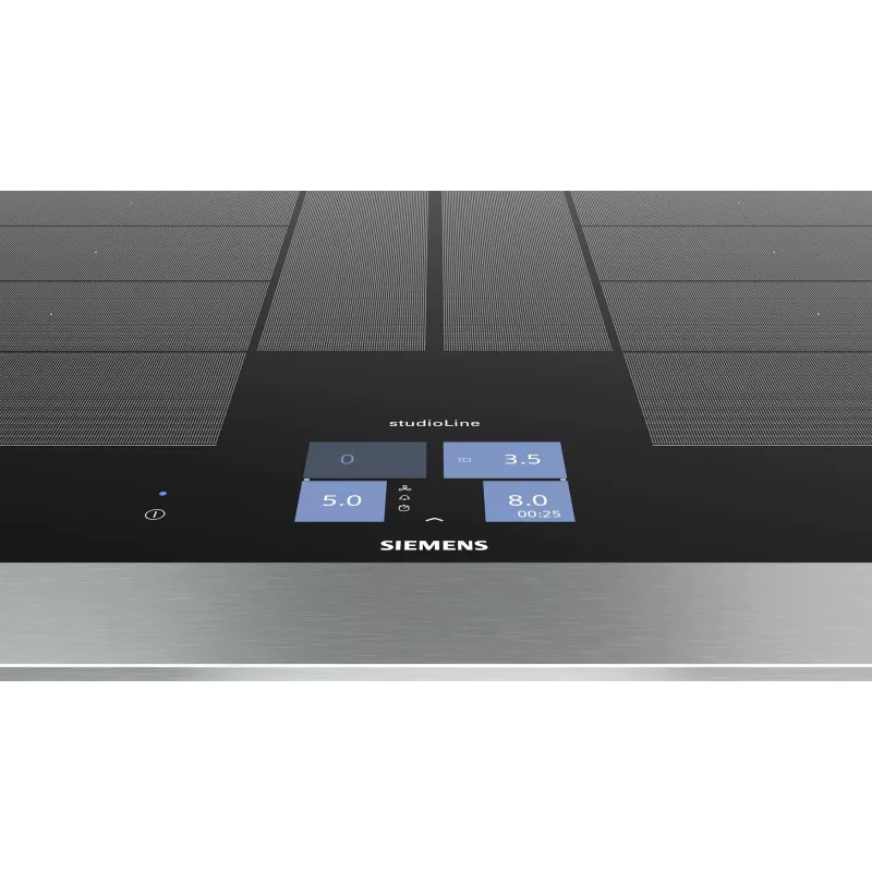Siemens EX801KYW1E Placa de cozinha preta de encastre indução 4 zonas
