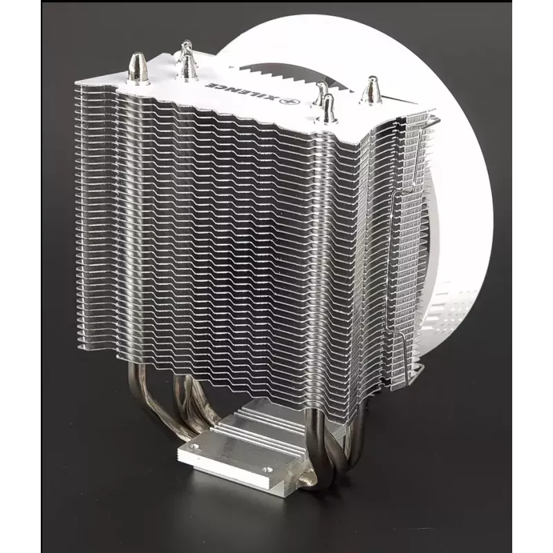 Dissipador de CPU XILENCE Performance C XC229 120 mm, TDP 150 W, branco, 500–1800 RPM, rolamento fluido dinâmico, suporte multi-socket