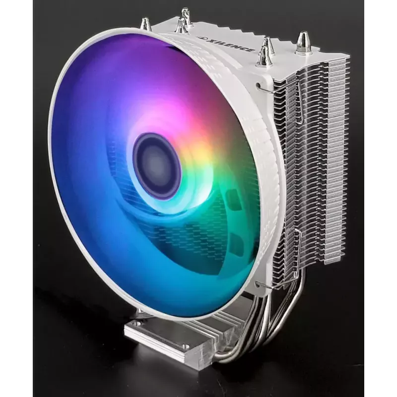 Dissipador de CPU XILENCE Performance C XC229 120 mm, TDP 150 W, branco, 500–1800 RPM, rolamento fluido dinâmico, suporte multi-socket