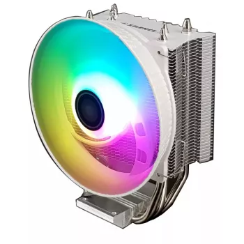 Dissipador de CPU XILENCE Performance C XC229 120 mm, TDP 150 W, branco, 500–1800 RPM, rolamento fluido dinâmico, suporte multi-socket