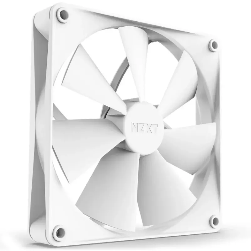 Ventoinha NZXT F140P 14 cm branca 500-1500 RPM rolamento fluid dynamic bearing