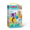 Conjunto de construção Spin Master Melissa & Doug Blockables Safari – figuras e blocos empilháveis