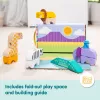 Conjunto de construção Spin Master Melissa & Doug Blockables Safari – figuras e blocos empilháveis