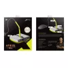 Xtrfy B1 Mouse Bungee LED suporte para rato com hub USB 2.0 de 4 portas
