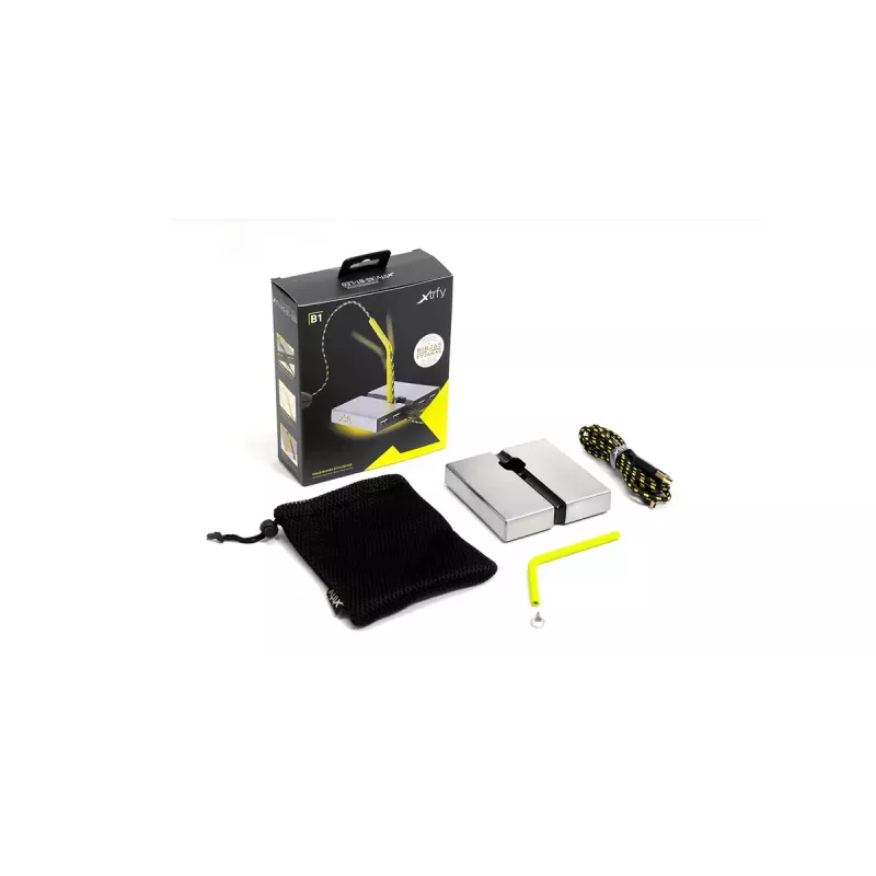 Xtrfy B1 Mouse Bungee LED suporte para rato com hub USB 2.0 de 4 portas