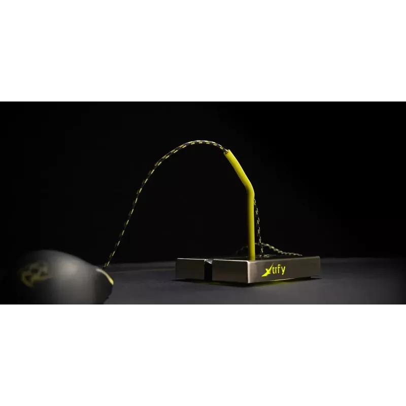 Xtrfy B1 Mouse Bungee LED suporte para rato com hub USB 2.0 de 4 portas