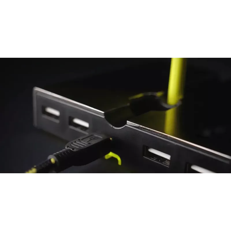 Xtrfy B1 Mouse Bungee LED suporte para rato com hub USB 2.0 de 4 portas