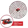 Lixadora de lâminas Einhell TP-BS 18/457 Li BL - Solo