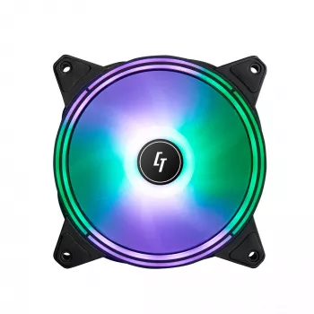Sistema de arrefecimento para computador Chieftec NF-1225RGB ventoinha para caixa de computador 12 cm preto 1 unid.