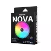 Sistema de arrefecimento para computador Chieftec NF-1225RGB ventoinha para caixa de computador 12 cm preto 1 unid.