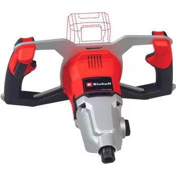 Misturador de tinta a bateria EINHELL TP‑MX 18‑2 Li BL 18V — ferramenta de mistura de tinta a bateria