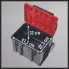 Mala de ferramentas Einhell E-Case L polipropileno preto vermelho 41.5x27.3x32 cm