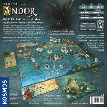 Kosmos 16354758 jogo de tabuleiro/cartas Legenden von Andor 60 min expansão de jogo de tabuleiro viagem/aventura