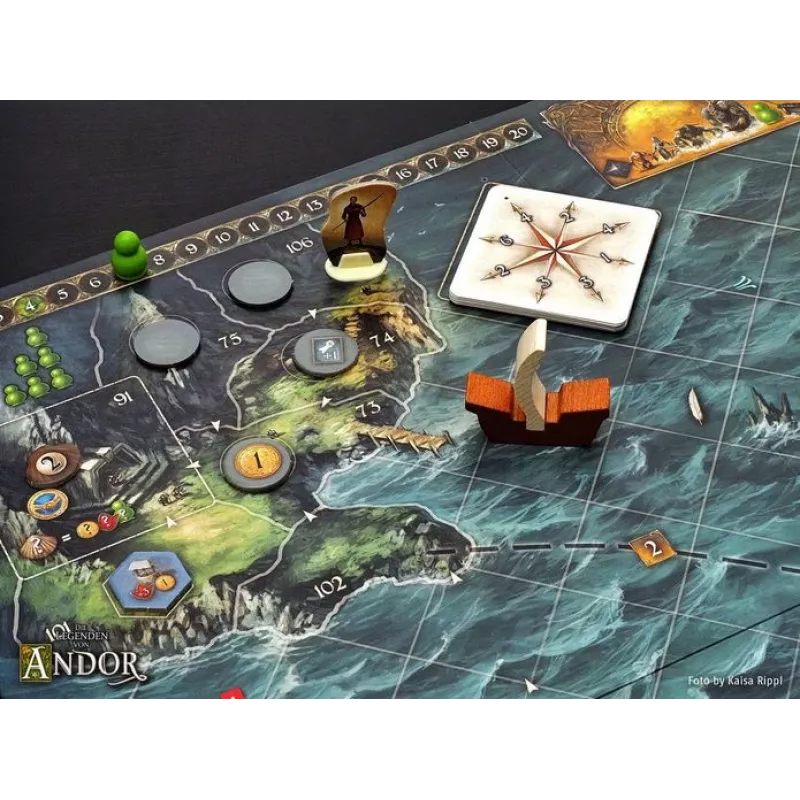Kosmos 692346 Legends of Andor Parte II: A viagem para o norte expansão de jogo de tabuleiro, 2–4 jogadores, 90 min, a partir dos 10 anos