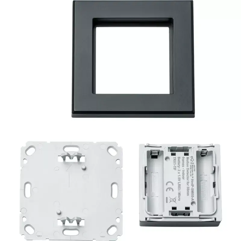 Detetor de movimento HomeMatic IP HmIP-SMI55-A antracite – montagem em parede/teto, 55 moldura